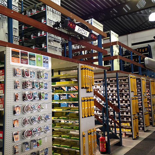 magazijnstelling vloer frames